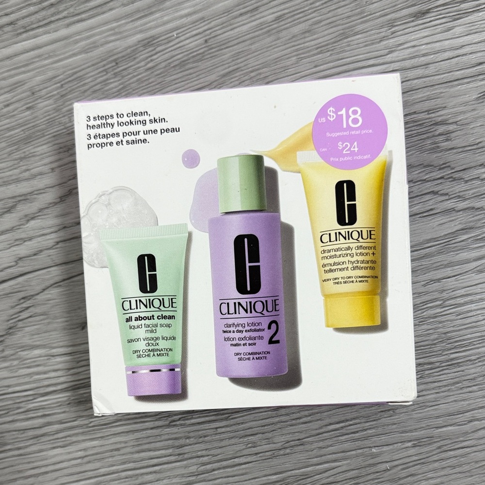 Clinique Skincare Trio Travel Set